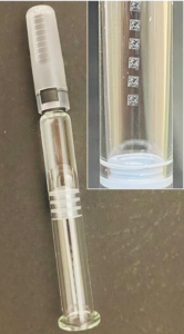 Direct marking on glass package