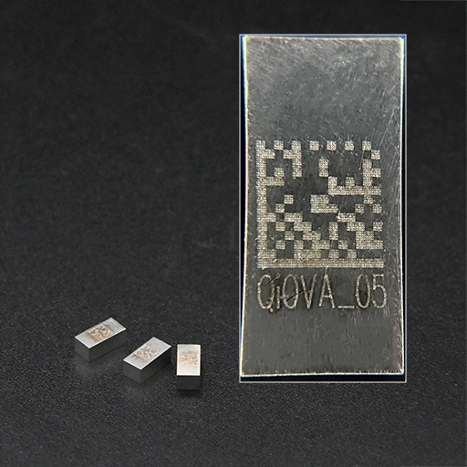 Serialization of electronics component (metal case)